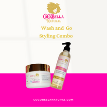 Wash and Go Styling Combo Includes (Leave-in Conditioner & Gel)