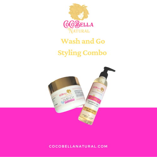 Wash and Go Styling Combo Includes (Leave-in Conditioner & Gel)