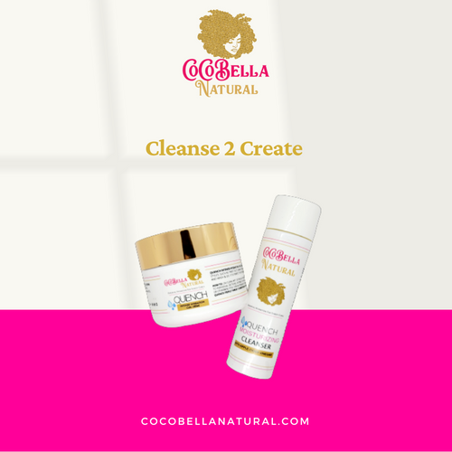 Cleanse 2 Create Combo Includes (Cleanser/Shampoo & Curl Creme)